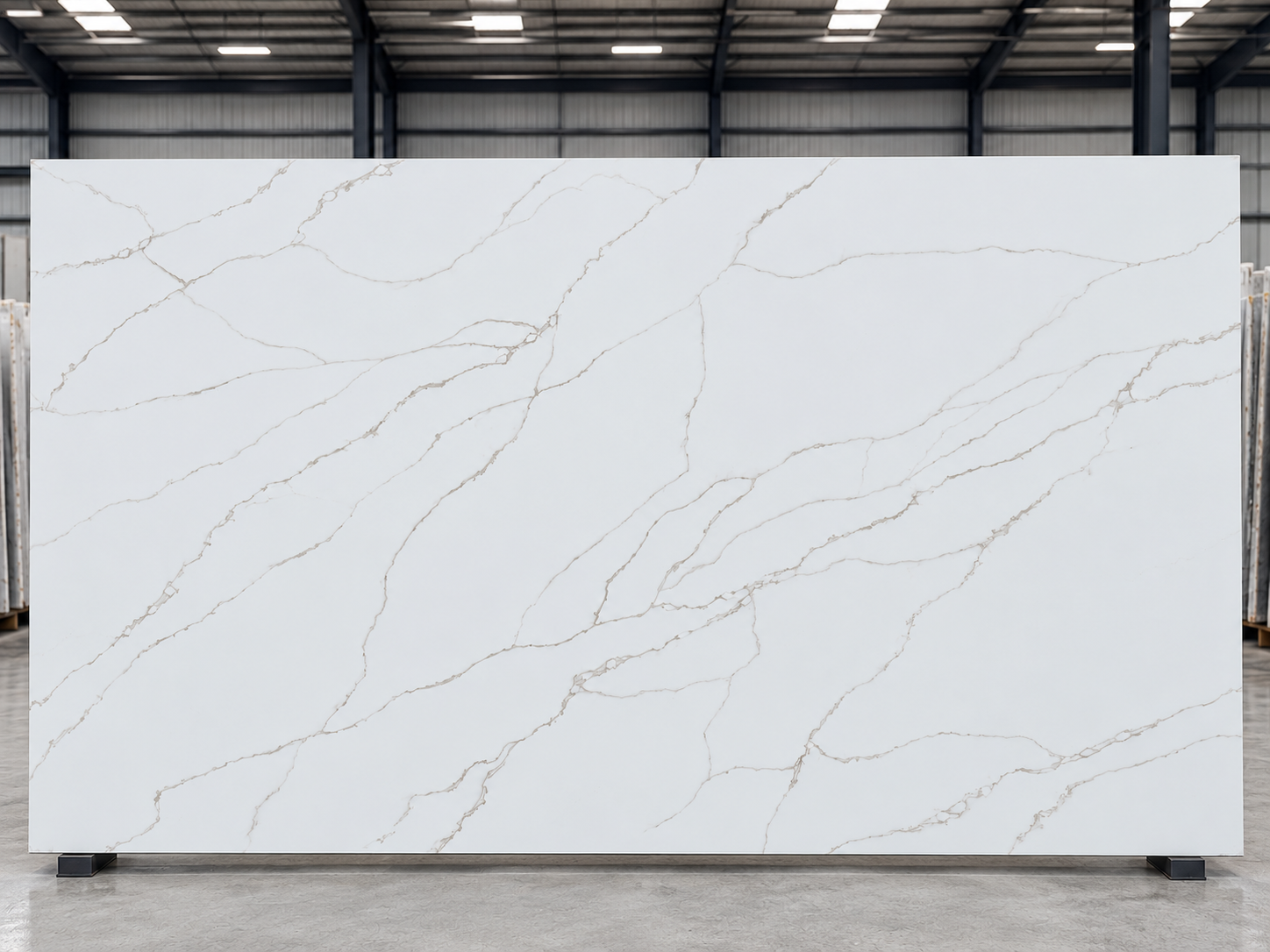 Calacatta Golden Veil quartz slab